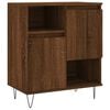 vidaXL Credenza Rovere Marrone 60x35x70 cm in Legno Multistrato