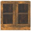 vidaXL Mobile Vetrina Rovere Fumo 82,5x30,5x80 cm Legno Multistrato