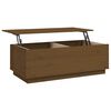 vidaXL Tavolino da Salotto ambra 100x50x35 cm Legno Massello di Pino