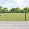 vidaXL Palo della recinzione Grigio 100 x 1 m (maglia 16 x 16 mm)