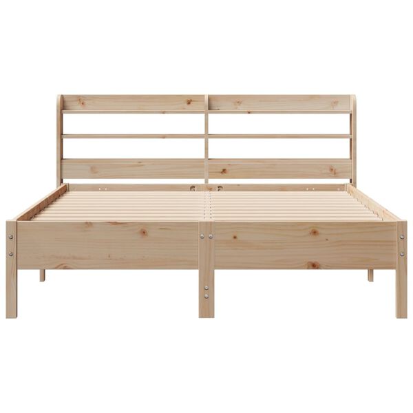 vidaXL Letto senza Materasso 150x200 cm in Legno Massello di Pino