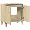 vidaXL Mobile Lavabo Rovere Sonoma 58x33x60 cm in Legno Multistrato