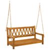 vidaXL Panchina Altalena da Giardino 2 -Seater 110 x 56 x 58 cm