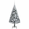 vidaXL Albero di Natale artificiale con 150 LED Bianco 150 cm
