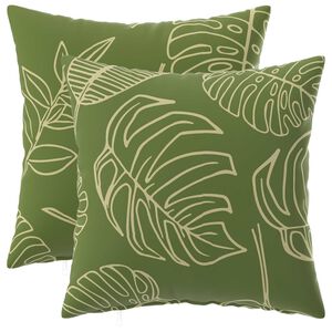 vidaXL Federa 2 pcs HEERLEN Design a foglia 30 x 30 cm Poliestere
