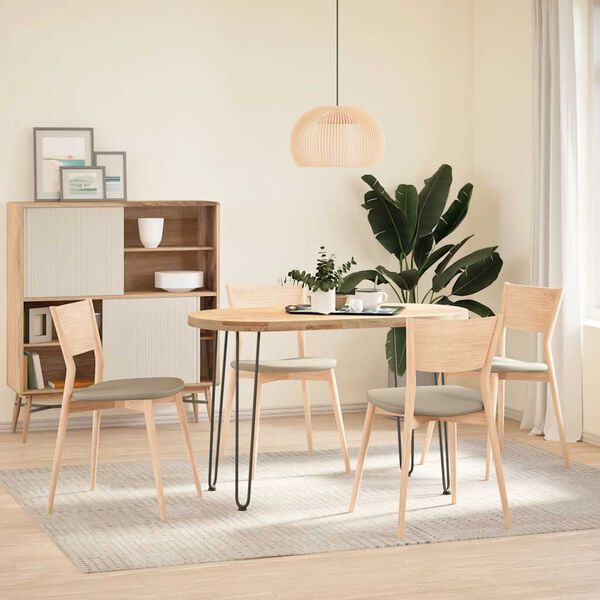 vidaXL Gambe a forcina per tavoli consolle 4 pz Antracite 72 cm Acciaio massiccio