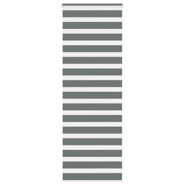 vidaXL Tenda a Rullo Zebra Larghezza Tessuto 85,9 cm Poliestere