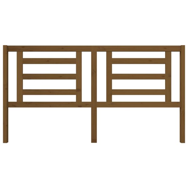 vidaXL Testiera per Letto ambra 186x4x100 cm in Legno Massello di Pino