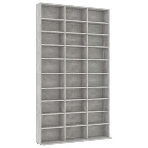 vidaXL Mobile Porta TV Grigio Cemento 102x16x177,5 cm in Multistrato