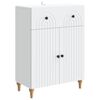 vidaXL Credenza Bianco 66 x 34,5 x 90 cm Legno ingegnerizzato