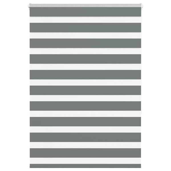 vidaXL Tenda a Rullo Zebra Larghezza Tessuto 100,9 cm Poliestere
