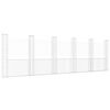 vidaXL Gabbione a U con 6 Pali in Ferro 620x20x200 cm