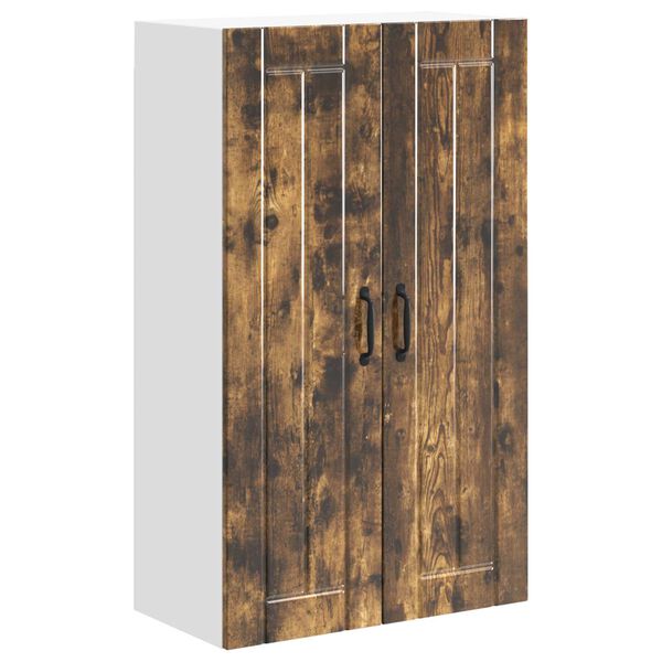 vidaXL Mobile da cucina Rovere fum&eacute; 60 x 31 x 100 cm Legno multistrato