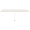 vidaXL Tenda da Sole Autoportante Automatica 600x300 cm Crema