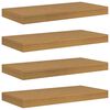 vidaXL Scaffale da parete 4 pz Beige 50 x 23,5 x 3,8 cm