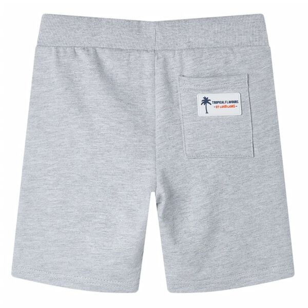 Pantaloncini per Bambini con Coulisse Grigio 128