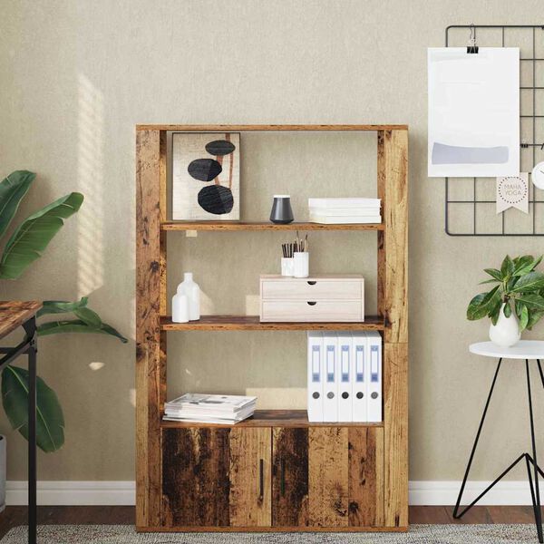 vidaXL Credenza Legno vecchio 30 x 80 x 119.5 cm Legno multistrato