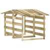 vidaXL Pergole con Tetto 2 pz 100x90x100 cm Legno di Pino Impregnato