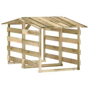 vidaXL Pergole con Tetto 2 pz 100x90x100 cm Legno di Pino Impregnato
