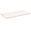 vidaXL Piano Tavolo Bianco 110x55x2,5 Legno Massello Pino Rettangolare