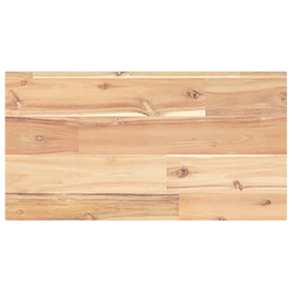vidaXL Ripiano a Parete 60x20x2 cm Legno Massello Acacia Non Trattato