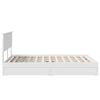 vidaXL Letto con Contenitore Bianco 140 x 190 cm Legno multistrato