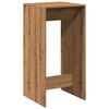 vidaXL Tavolo Bar Rovere Artigianale 51x50x103,5 cm Legno Multistrato