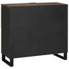 vidaXL Credenza Marrone 80 x 33 x 75 cm legno massello di mango