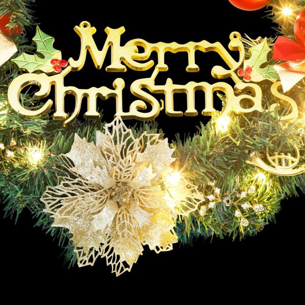 vidaXL Ghirlanda Natalizia con 15 LED Verde 30 cm