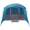 vidaXL Tenda Familiare con tetto Blu e Grigio 576 x 325 x 213 cm