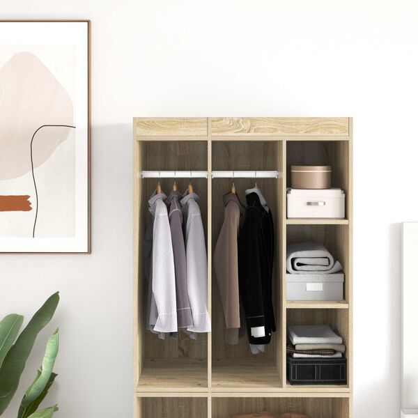 vidaXL Asta per armadio 12 pcs Argento 764 x 15 x 29 mm