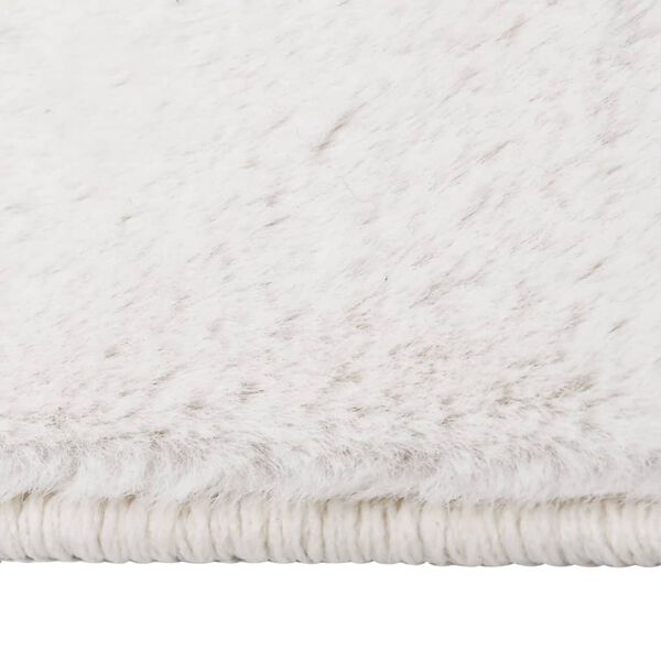 vidaXL Tappeto in Similpelle di Coniglio 200x300 cm Crema