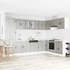 vidaXL Mobile da cucina Kalmar Grigio Sonoma 80 x 46 x 81,5 cm