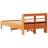 vidaXL Letto senza Materasso Marrone Cera 90x200 cm Legno di Pino