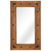 vidaXL Specchio in Legno Massello di Acacia 50x80 cm