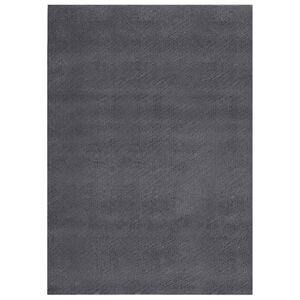 vidaXL Tappeto Soffice Pelo Corto 160x230 cm Antiscivolo Antracite