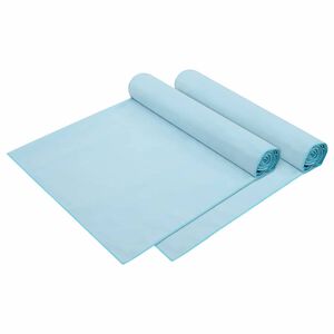 vidaXL Asciugamani per lettino 2 pcs Blu 210 x 75 cm