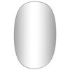 vidaXL Specchio da Parete Argento 80x50 cm