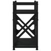 vidaXL Supporto per Stampante 2 Livelli Nero 40x20x40 cm Multistrato
