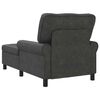 vidaXL Chaise Lounge con cuscino Nero 91 x 157 x 91 cm Pelle Sintetica