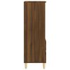 vidaXL Credenza Rovere Marrone 40x36x110 cm in Legno Multistrato