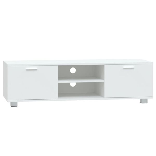 vidaXL Mobile Porta TV Bianco 140x40,5x35 cm in Legno Multistrato