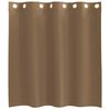 vidaXL Tende in Voile con Occhielli 2 pz Marrone Chiaro