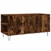 vidaXL Tavolino da Salotto Rovere Fumo 102x44,5x50cm Legno Multistrato