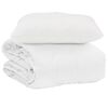 vidaXL Duvet Estivo con cuscino 2 pz Bianco Microfibra