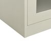 vidaXL Armadio per Ufficio Grigio Chiaro 90x40x90 cm in Acciaio