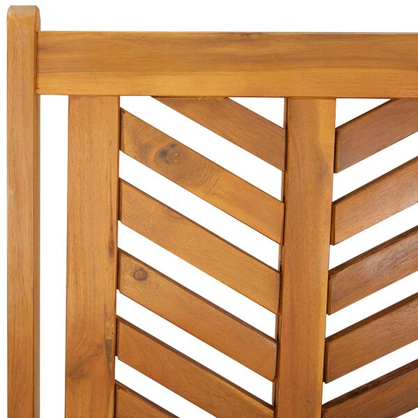 vidaXL Set da Pranzo per Giardino 3 pcs Marrone