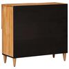 vidaXL Credenza Naturale 80 x 33,5 x 75 cm Legno di mango massello