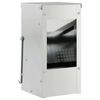 vidaXL Mangiatore per conigli Argento 12,5 x 12,5 x 25 cm 1,5 kg