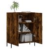 vidaXL Credenza Rovere Fumo 69,5x34x90 cm in Legno Multistrato